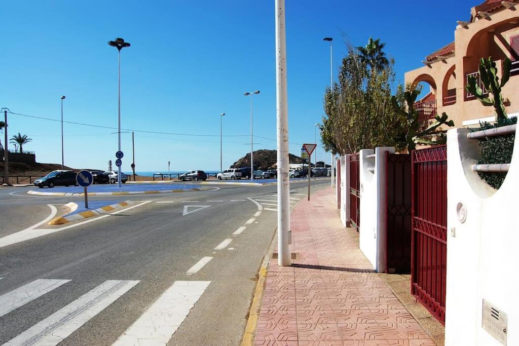 Precioso Duplex Con Piscina, En 1ª Linea De Playa Villa Puerto de Mazarron Ngoại thất bức ảnh